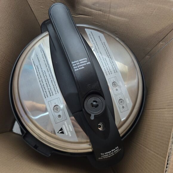 Ambiano Electric Digital Pressure Cooker 6 Qt 1000W Multi-Function Open Box - Picture 4 of 5